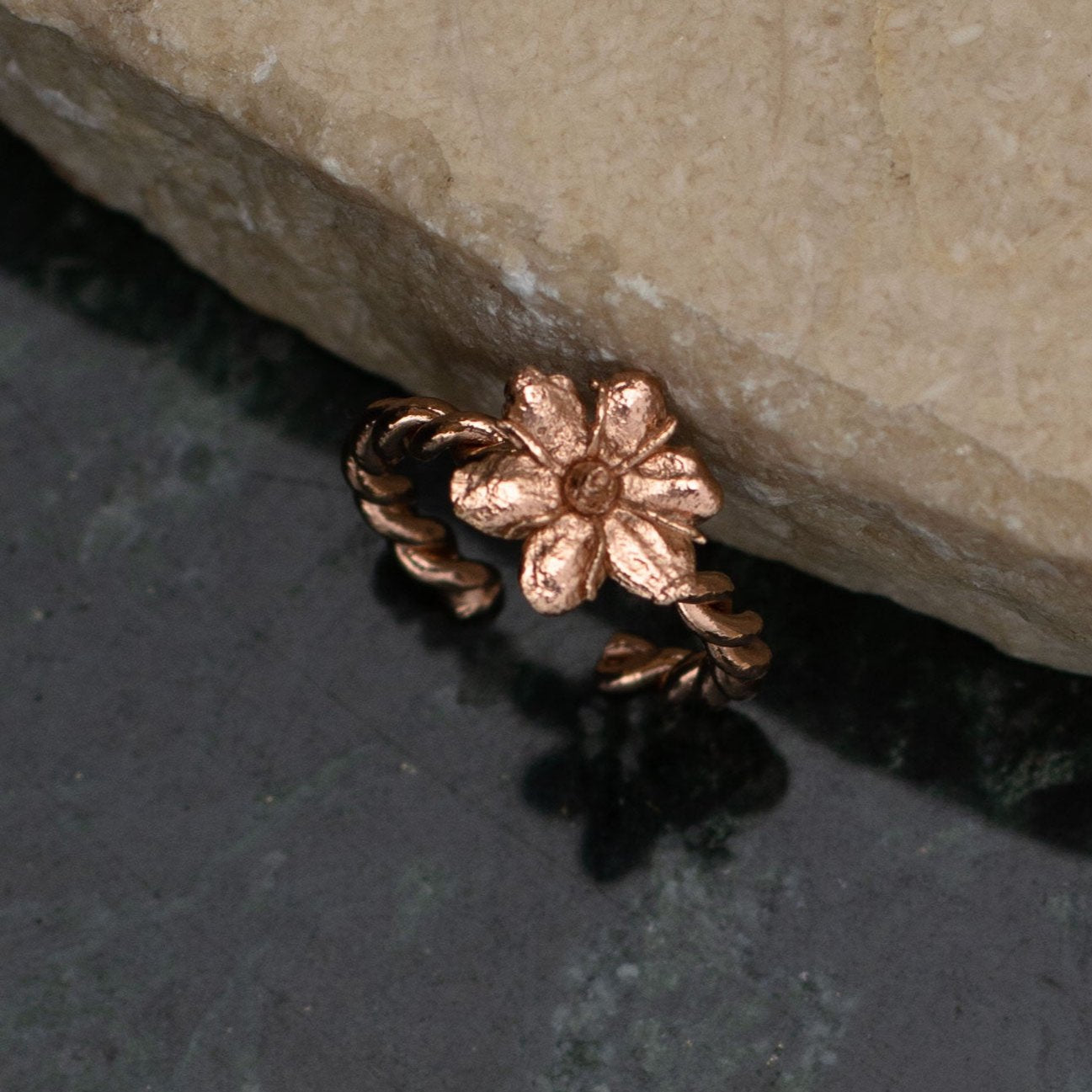 Earcuff Trenza Flor Sauco