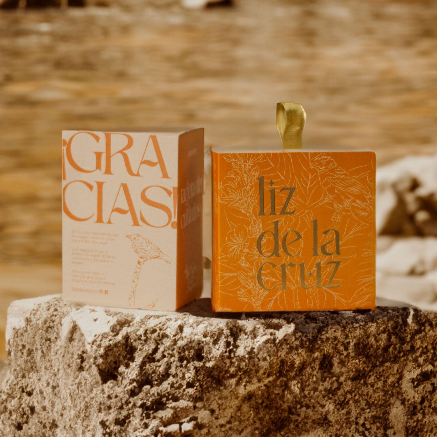 Empaque de Liz de la Cruz elaborado en papel earthpack ecológico