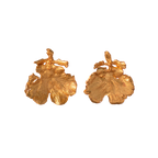 Aretes Topo Orquidea Dama Danzante