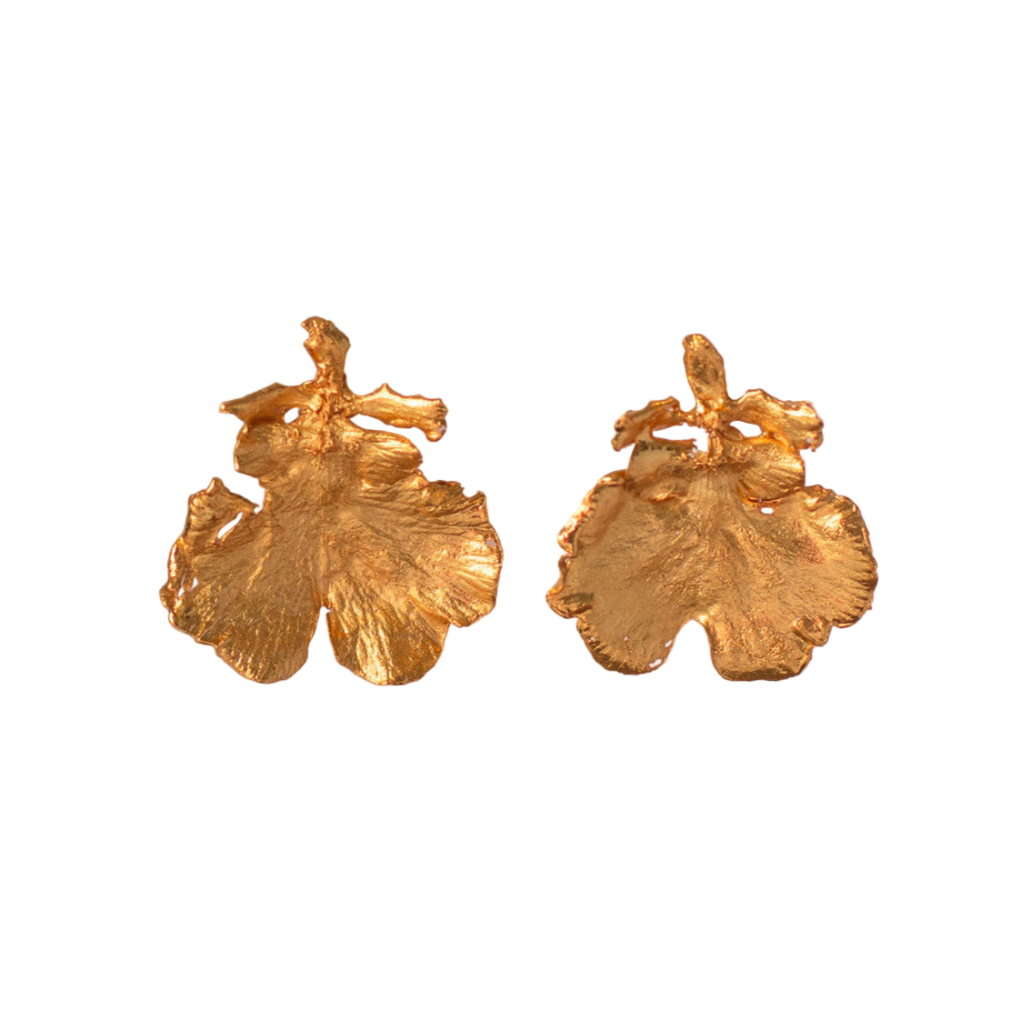 Aretes Topo Orquidea Dama Danzante