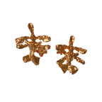 Aretes Topo Orquidea Oncidium
