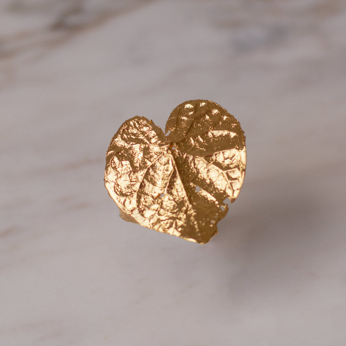 Anillo Hoja Corazon