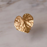 Anillo Hoja Corazon