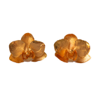 Aretes Topo Orquidea Phalaenopsis Baby