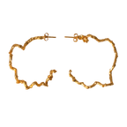 Aretes Candonga Ramita Palma Grandes