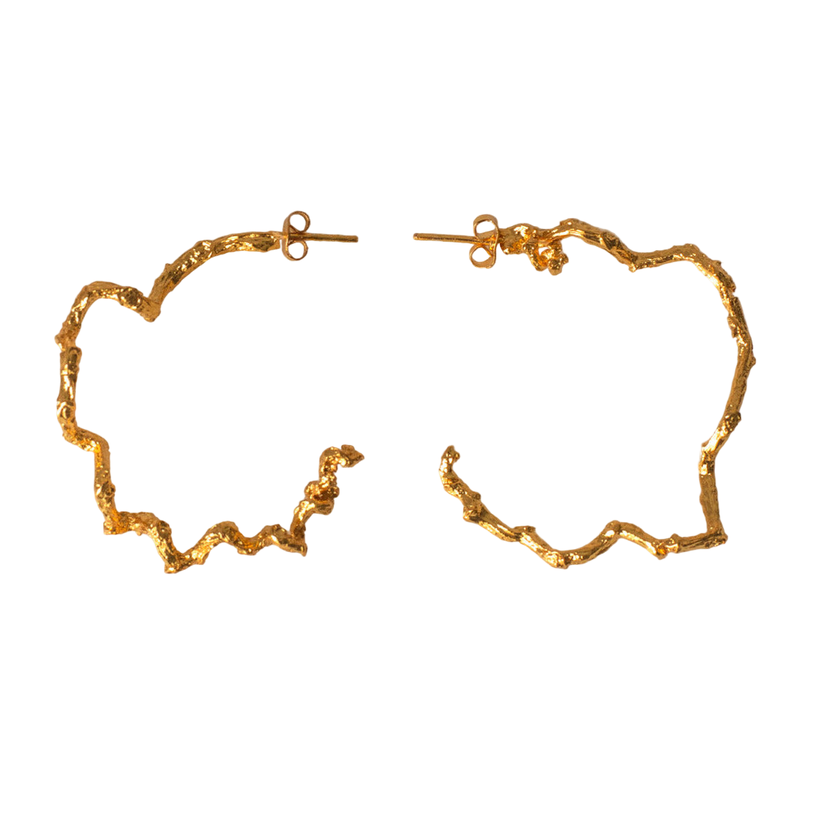 Aretes Candonga Ramita Palma Grandes