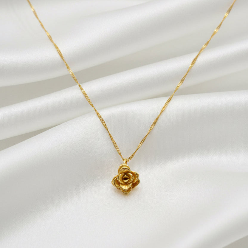 Collar Gargantilla Flor Suculenta, cuando la Flor se Hace Joya