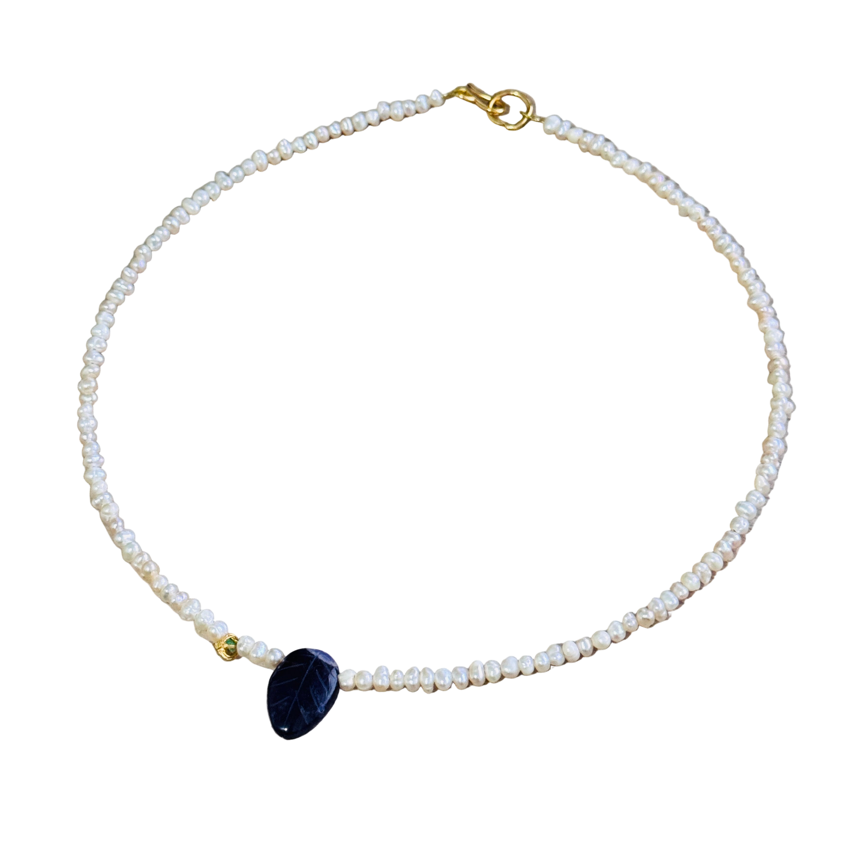 COLLAR CHOKER PERLAS ESMERALDA