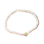 Pulsera Perlas Naturales Esmeralda Ramita Sauco