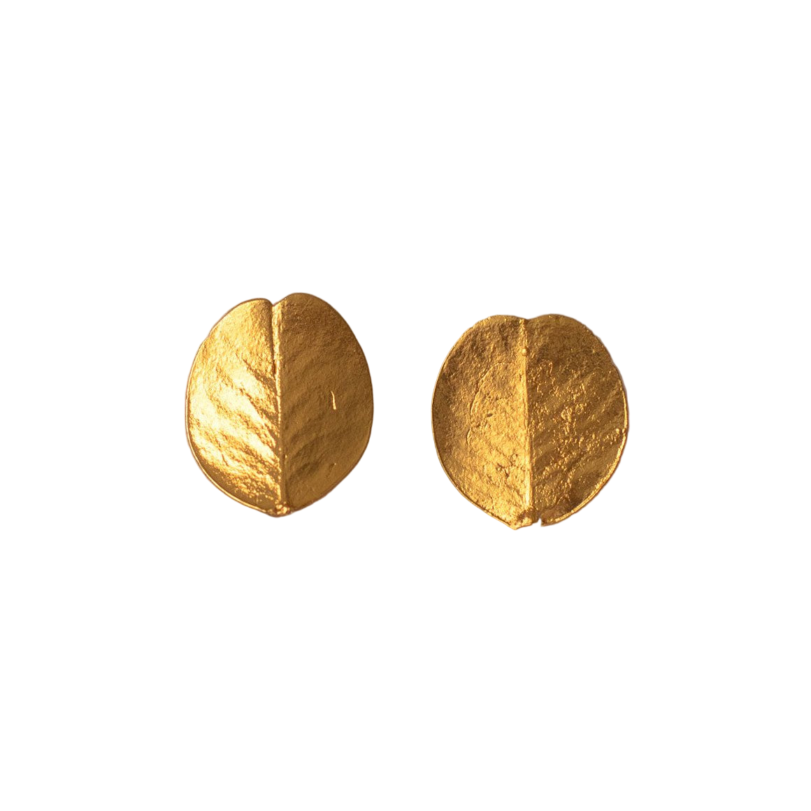 Aretes Topo Mini Hoja Mona Lisa