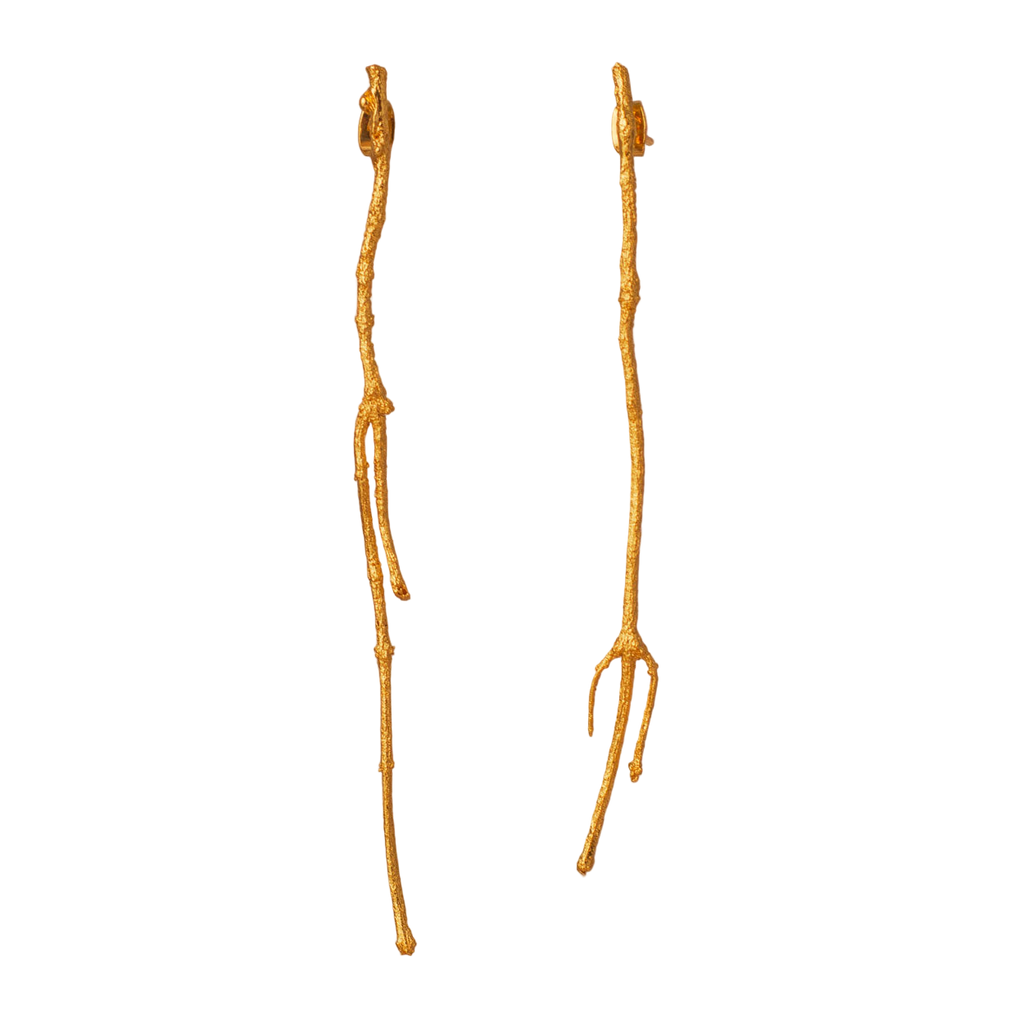 Aretes Largos Rama Pino