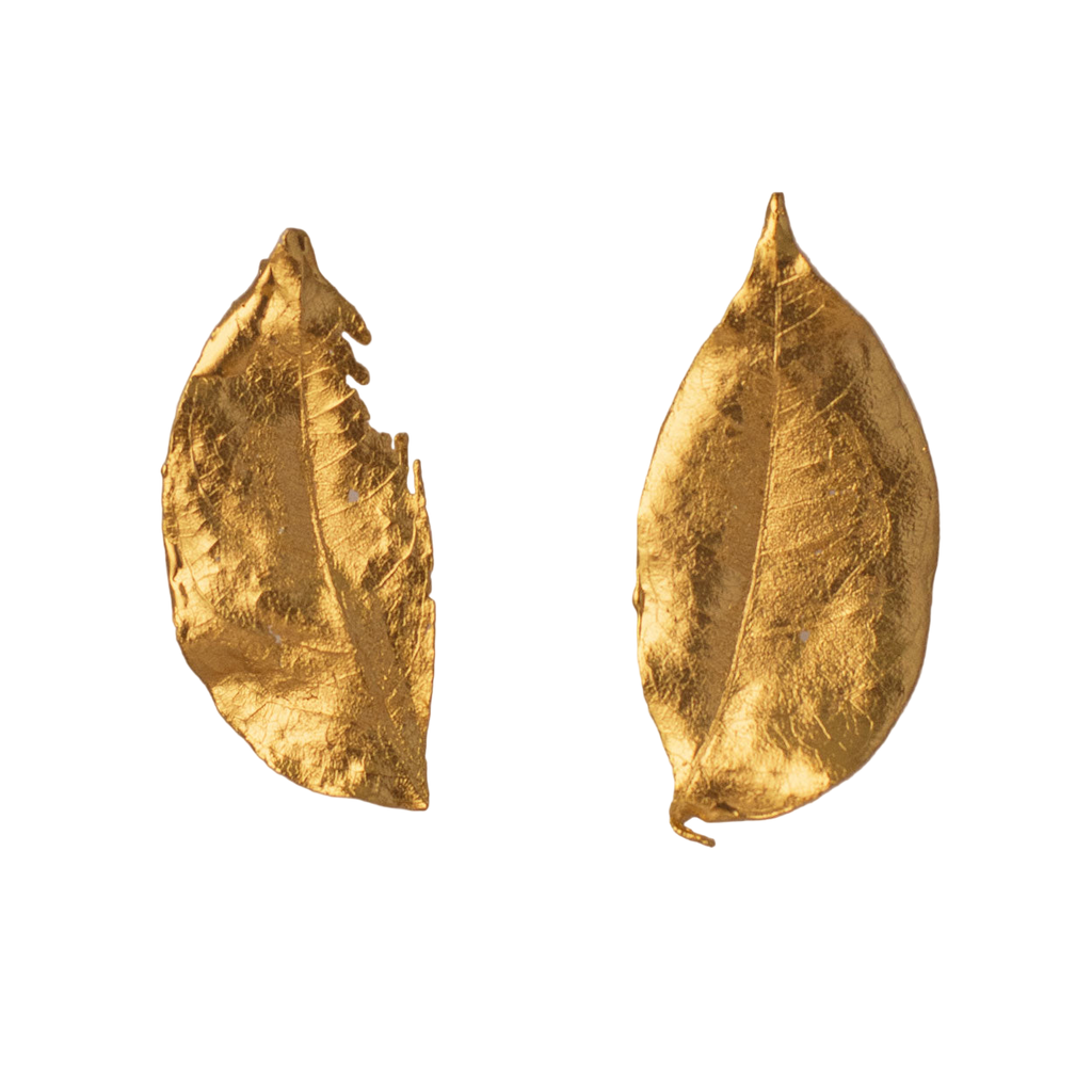 Aretes Topo Hoja Cucuta