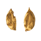 Aretes Topo Hoja Cucuta