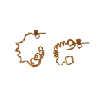 Aretes Candonga Enredadera Medianos