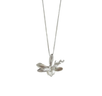 Gargantilla Orquidea Prosthechea Sceptra Plata Eco