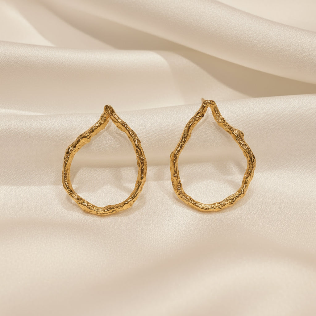 ARETES RAMITA PALMA GOTA GRANDE