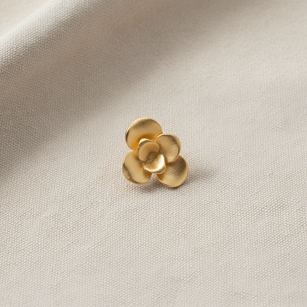 BROCHE PIN FLOR SUCULENTA