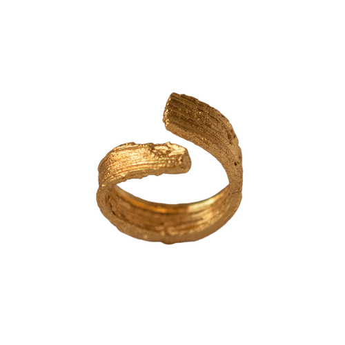 Anillo Corteza Palma - Joyería Botánica | Liz de la Cruz