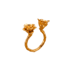 Anillo Dos Suculentas - Joyería Botánica | Liz de la Cruz