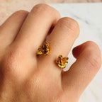 Anillo Dos Suculentas - Joyería Botánica | Liz de la Cruz