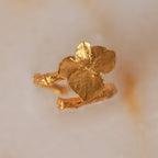 Anillo Flor Hortensia - Joyería Botánica | Liz de la Cruz