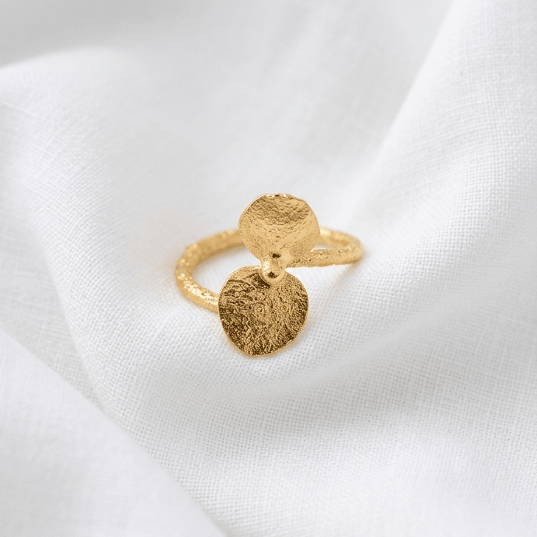 Anillo Hoja Eucalipto - Joyería Botánica | Liz de la Cruz