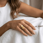 Anillo Hoja Eucalipto - Joyería Botánica | Liz de la Cruz