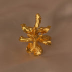 Anillo Orquidea Chocolate - Joyería Botánica | Liz de la Cruz