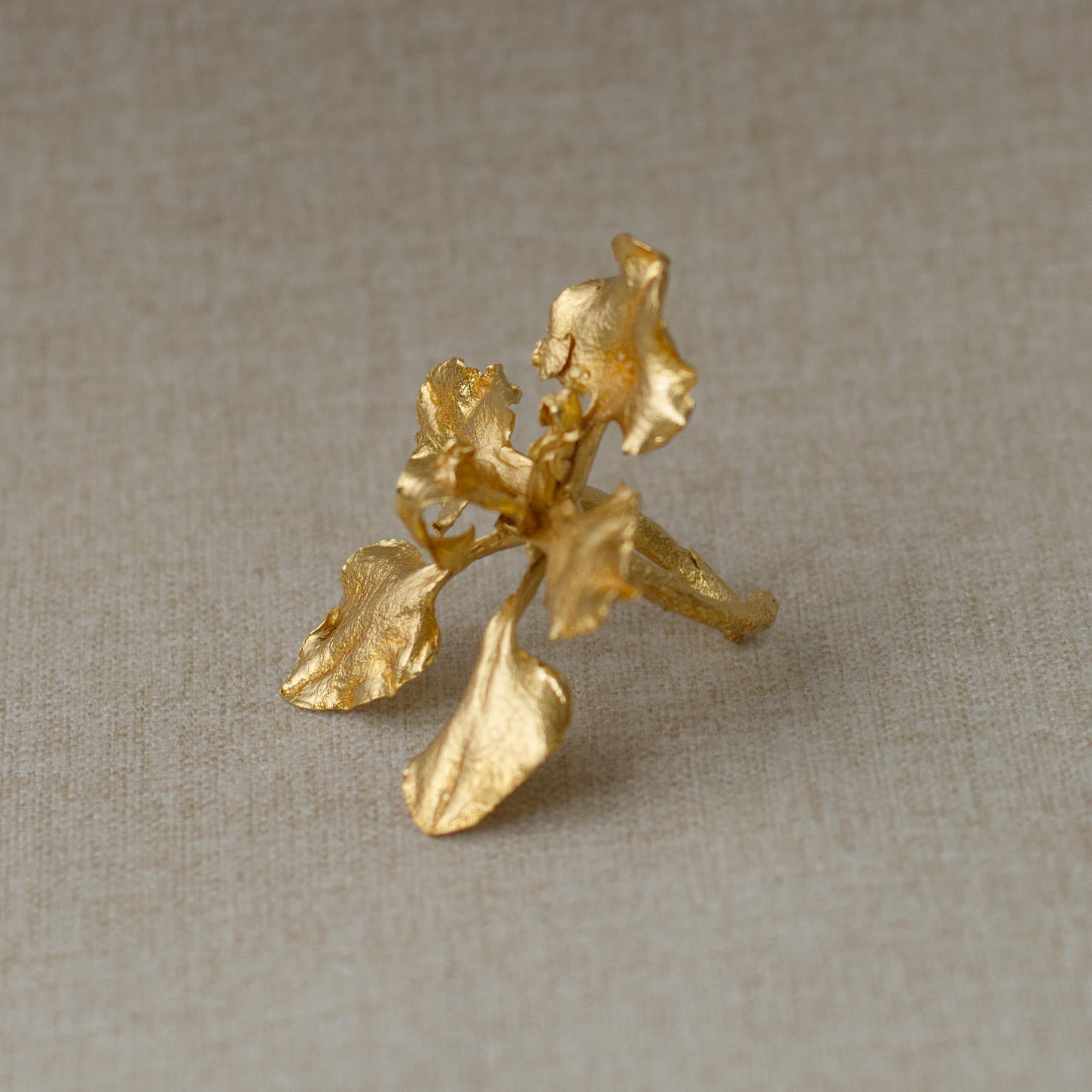 Anillo Orquidea Cyrtochilum Halteratum - Joyería Botánica | Liz de la Cruz