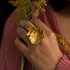 Anillo Orquidea Dama Danzante - Joyería Botánica | Liz de la Cruz