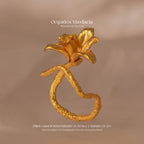 Anillo Orquidea Maxilaria - Joyería Botánica | Liz de la Cruz