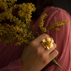 Anillo Orquidea Phalaenopsis Baby Ramita - Joyería Botánica | Liz de la Cruz