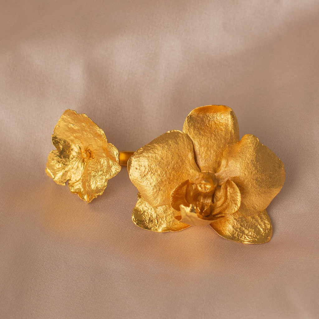 Anillo Orquidea Phalaenopsis Hortensia - Joyería Botánica | Liz de la Cruz