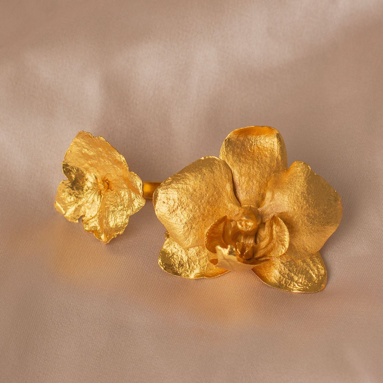 Anillo Orquidea Phalaenopsis Hortensia - Joyería Botánica | Liz de la Cruz