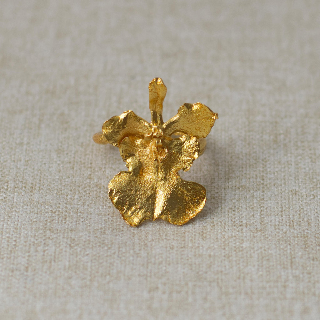 Anillo OrquIdea Tolumnia - Joyería Botánica | Liz de la Cruz
