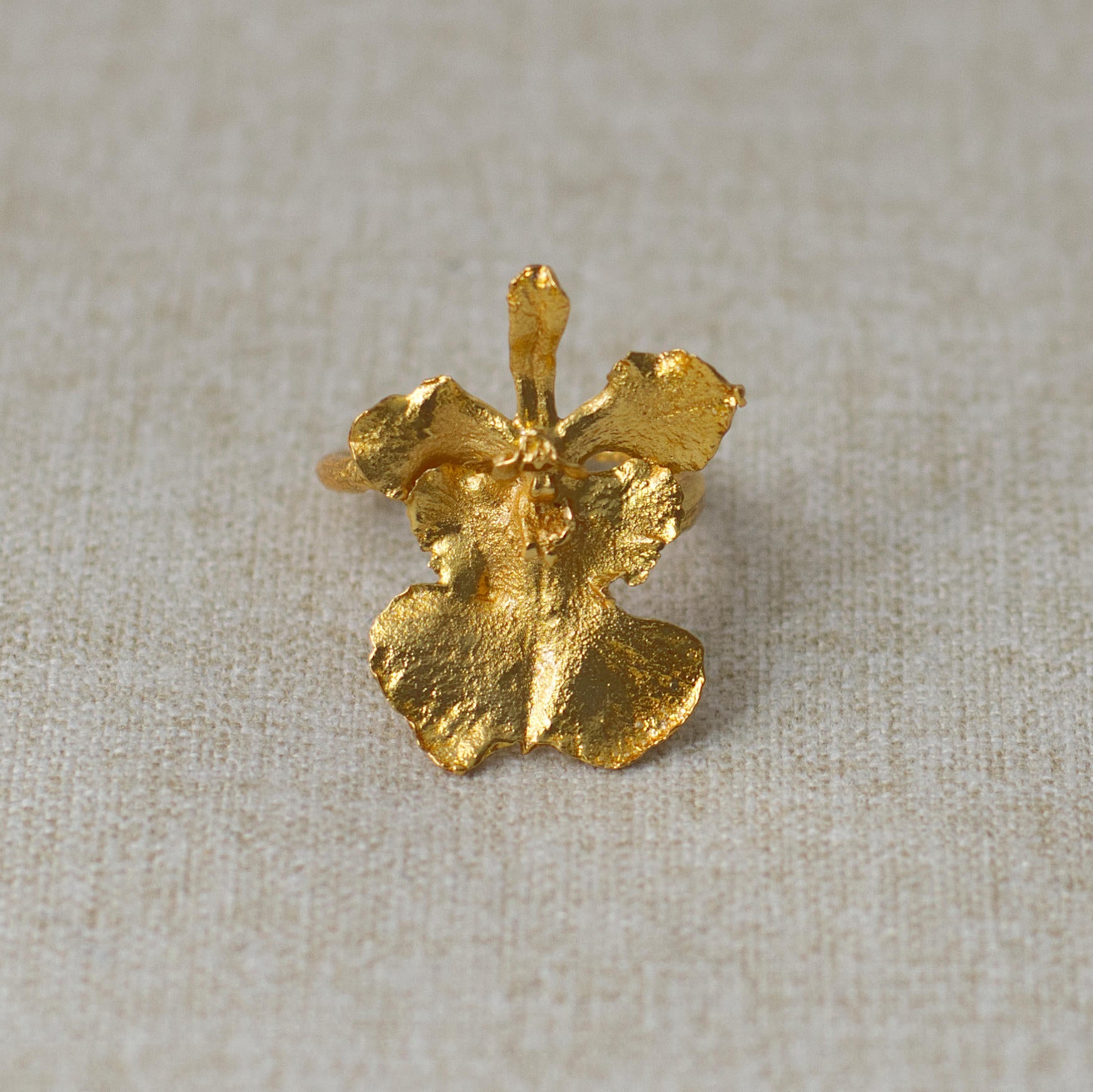 Anillo OrquIdea Tolumnia - Joyería Botánica | Liz de la Cruz