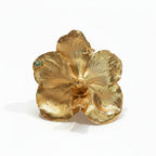 Anillo Orquidea Vanda Maxi Esmeralda - Joyería Botánica | Liz de la Cruz