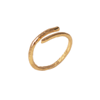 Anillo Ramita Anturio Abierto - Joyería Botánica | Liz de la Cruz