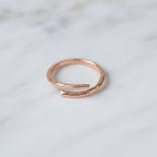 Open Anthurium Twig Ring