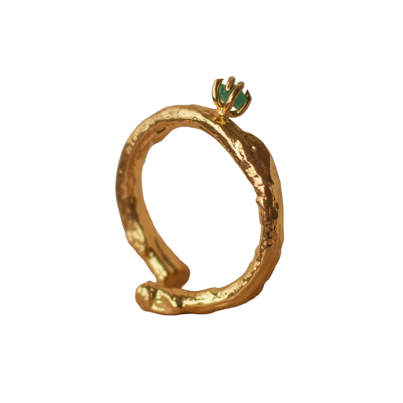 Anillo Ramita Esmeralda - Joyería Botánica | Liz de la Cruz