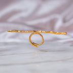 Anillo Ramita Largo Abierto - Joyería Botánica | Liz de la Cruz