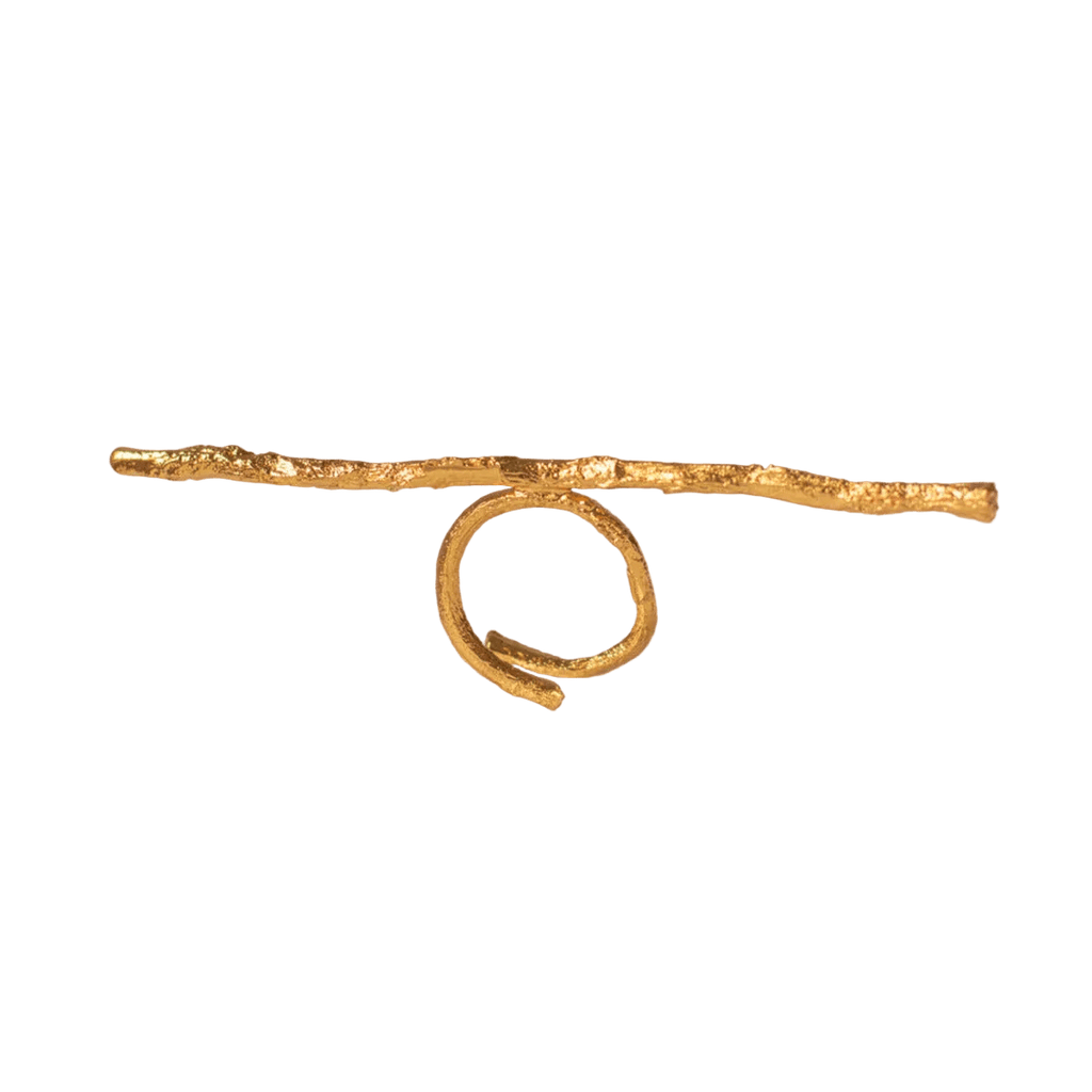 Anillo Ramita Largo Abierto - Joyería Botánica | Liz de la Cruz