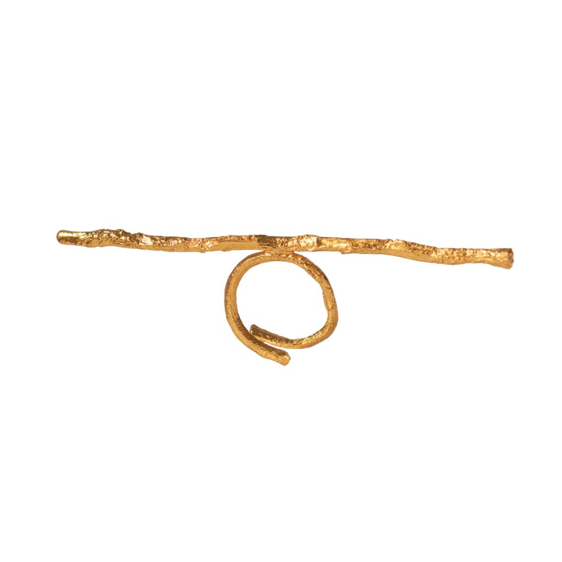 Anillo Ramita Largo Abierto - Joyería Botánica | Liz de la Cruz