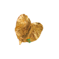 Anillo Hoja Corazon Esmeralda