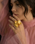 Phalaenopsis Orchid Ring with Elderberry