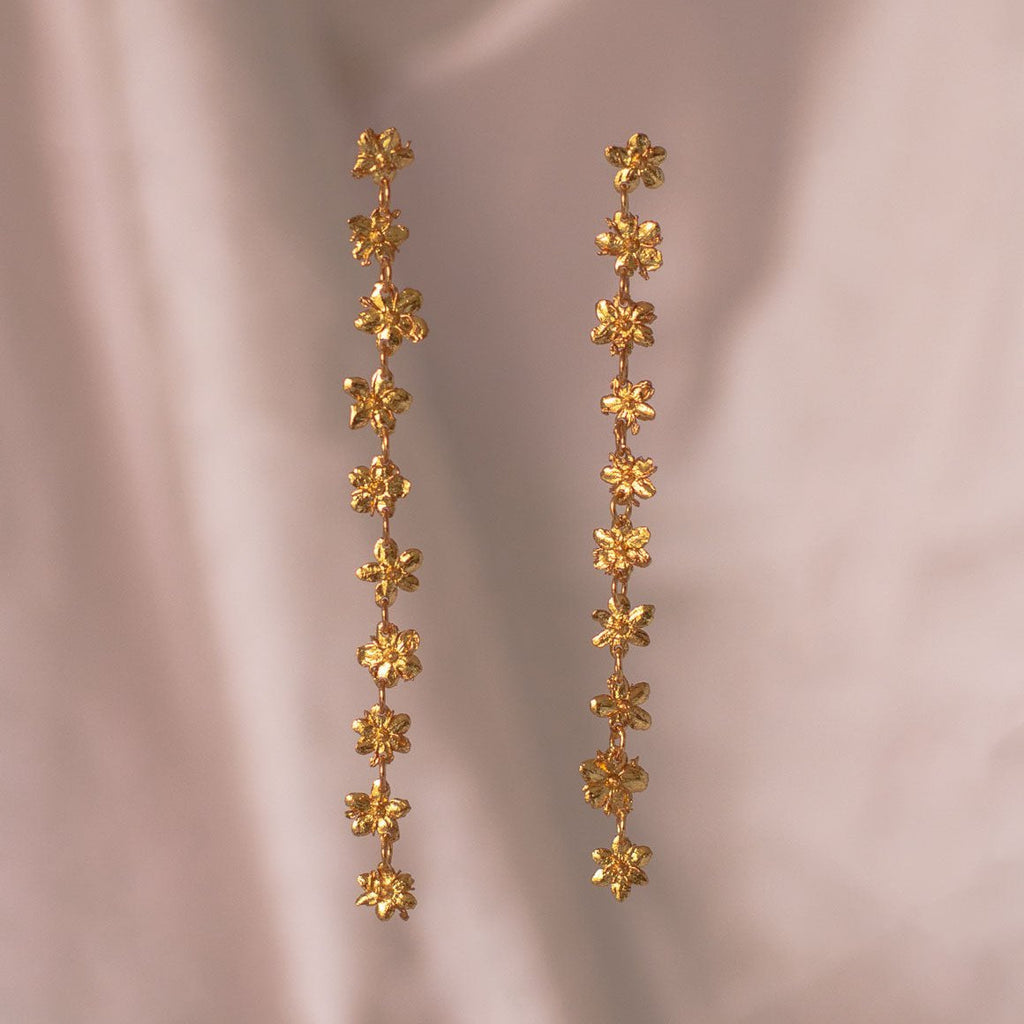 Aretes Large Sauco - Joyería Botánica | Liz de la Cruz