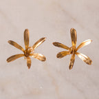 Aretes Lirio Agapanto - Joyería Botánica | Liz de la Cruz