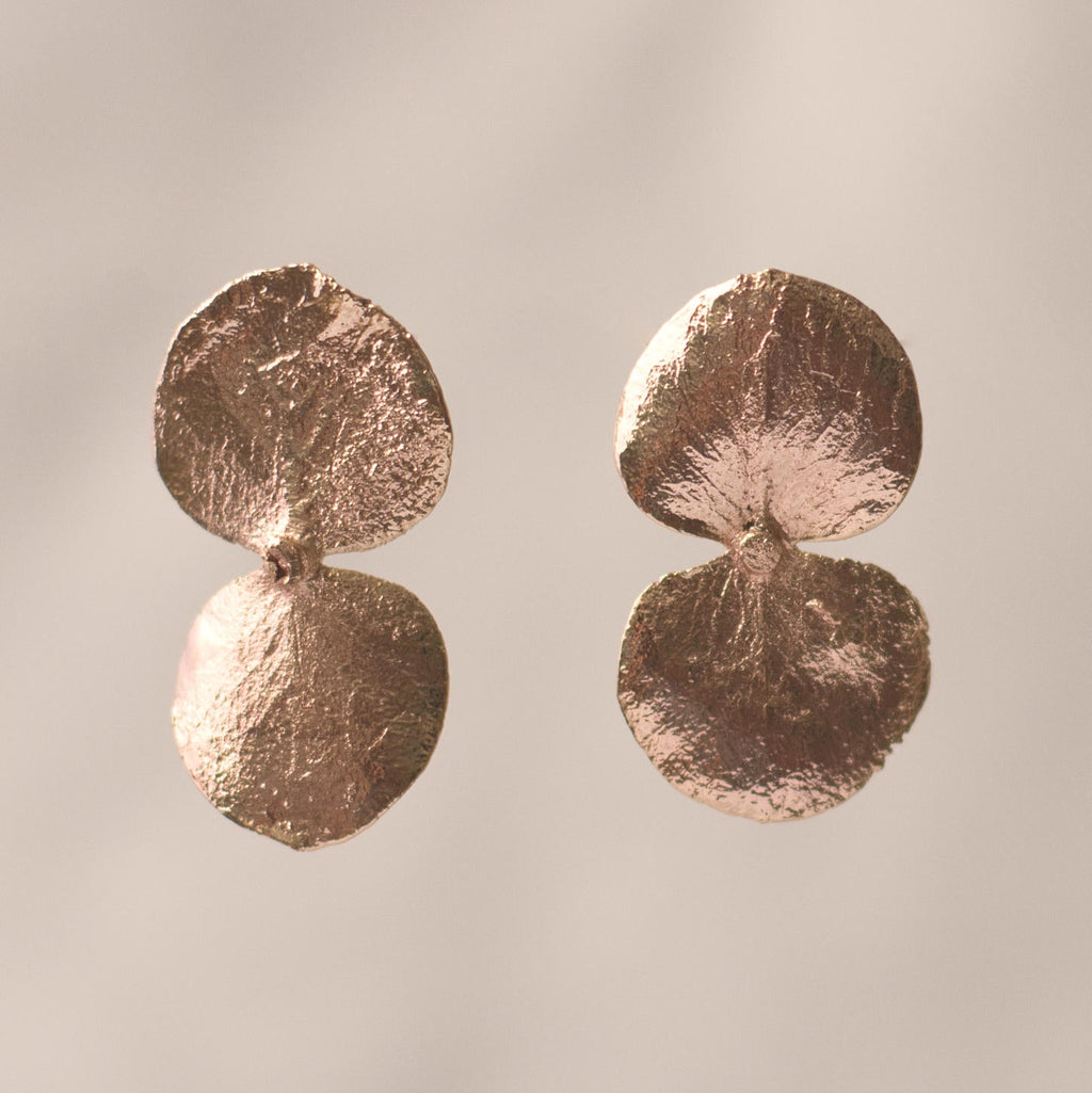 Aretes Topo Eucaliptos - Joyería Botánica | Liz de la Cruz