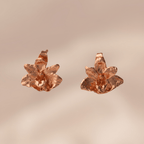 Aretes Topo Orquidea Maxilaria - Joyería Botánica | Liz de la Cruz