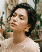 Aretes Topo Orquidea Phalaenopsis Baby - Joyería Botánica | Liz de la Cruz